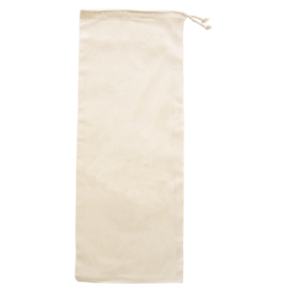 Baguette-Beutel aus Baumwolle, OEKO-Tex 100, 120 gr/m², natur