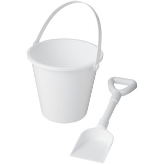 Tides recycelter Strandeimer und Spaten, weiss