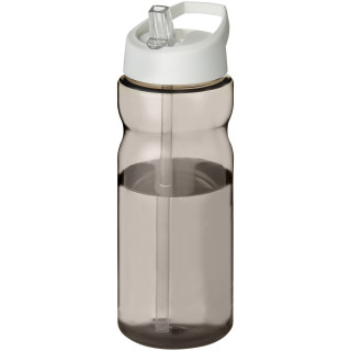 H2O Active® Base Tritan™ 650 ml Sportflasche mit Ausgussdeckel, kohle / weiss