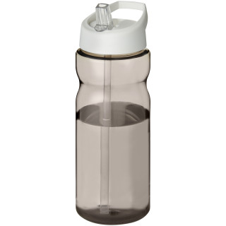 H2O Active® Base Tritan™ 650 ml Sportflasche mit Ausgussdeckel, kohle, weiß