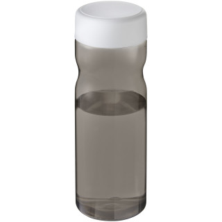 H2O Active® Base Tritan™ 650-ml-Sportflasche mit Drehdeckel, kohle, weiß