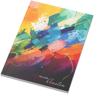 Novella Austen A6 Softcover Notizbuch – 50 Blatt, weiß