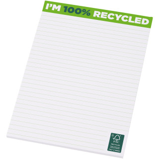 Desk-Mate® A5 recycelter Notizblock, weiss, 100 pages