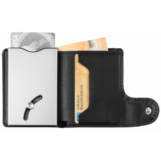 Blackmaxx® Mini-Geldbörse "IWalletDeLuxe", schwarz