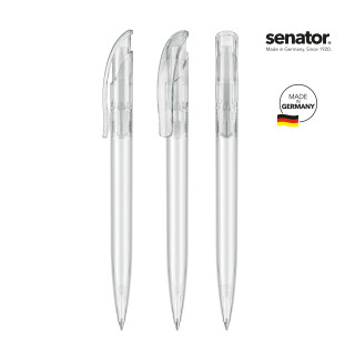 senator Challenger Clear Druckkugelschreiber, weiß