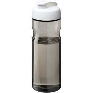 H2O Active® Eco Base 650 ml Sportflasche mit Klappdeckel, weiss / kohle