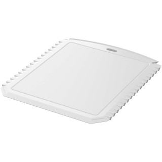 Thrym rechteckiger Eiskratzer aus recyceltem Kunststoff, weiß