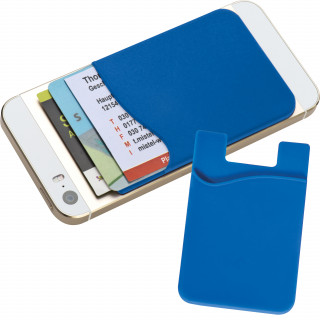 Kartenhalter für Smartphones zum Aufkleben , blau
