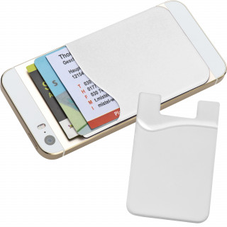 Kartenhalter für Smartphones zum Aufkleben , weiss
