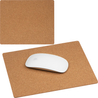 Mousepad aus Kork, beige