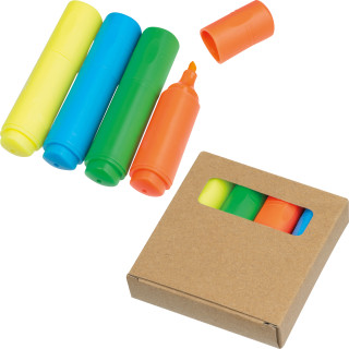 Mini Textmarkerset, mehrfarbig