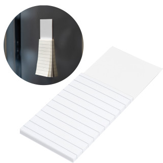 Kühlschrank-Magnet mit Notizzetteln HELGE, weiss