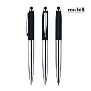 roubill Nautic Touch Pad Pen Drehkugelschreiber, schwarz