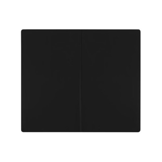 thanxx® Flugtickettasche "Ticket1" Normalfolie, schwarz