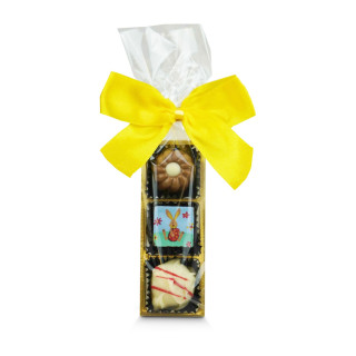 Geschenkartikel / Präsentartikel: 3er Pralinenstange Ostern
