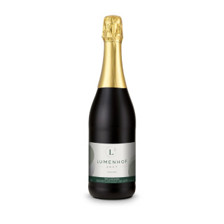 Sekt Cuvée - Flasche schwarz - Kapselfarbe Gold, 0,75 l