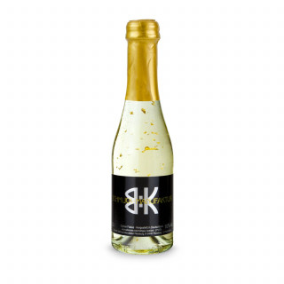 Piccolo Golden Flakes - Flasche klar - Kapselfarbe Gold, 0,2 l