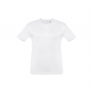 THC QUITO WH. Kinder-T-Shirt aus Baumwolle (unisex), weiß, 10