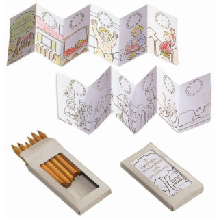 thanxx® Mini-Bunstifte "Malset (S)", natur