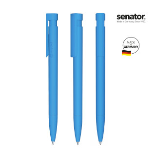 senator Liberty Matt Recyceld Druckkugelschreiber, babyblau