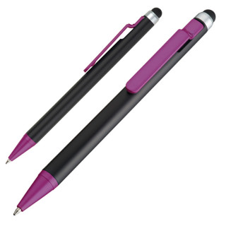 Kugelschreiber mit Touch-Pen Florida, violett