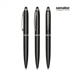 senator® Nautic Black Drehkugelschreiber, schwarz