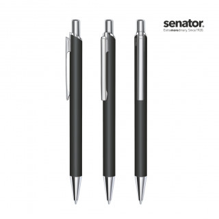 senator® Arvent Soft Touch Druckkugelschreiber, schwarz