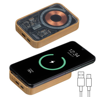 Magnetisches Ladegerät 5.000 mAh CONSTANCE, beige