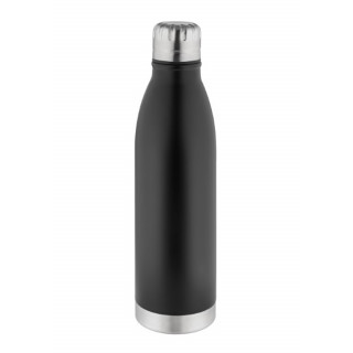 Metmaxx® Trinkflasche "GenerationRefill ProAntibak XL", schwarz, silber