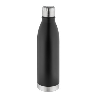 Metmaxx® Trinkflasche "GenerationRefill ProAntibak XL", schwarz, silber