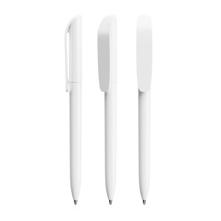 BIC® Super Clip ballpen, weiß