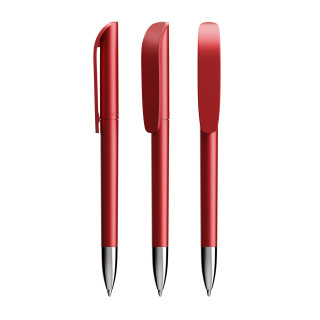 BIC® Super Clip Glacé Advance, rot glasiert