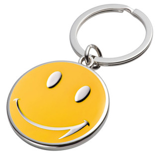 Schlüsselanhänger Smile, gelb