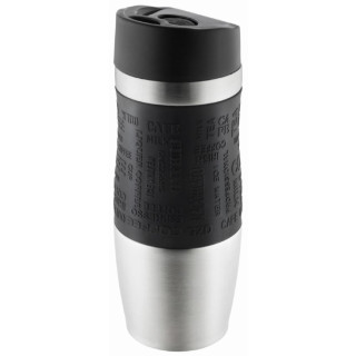 Metmaxx® Vakuumbecher "CremaEleganza", schwarz, silber