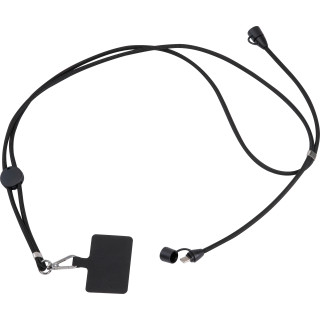 Type-C Ladekabel Lanyard, schwarz