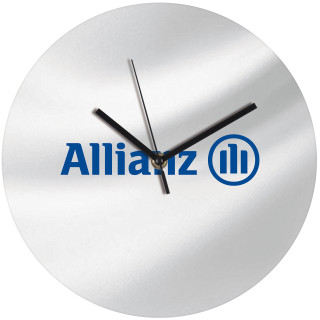 Wanduhr mit Allover Ziffernblatt Venice, weiss