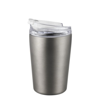 Metmaxx® Thermobecher "CremaExpresso", titan, transparent