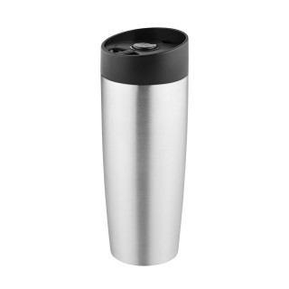 Metmaxx® Thermobecher "CremaExtensaMetallica", silber, schwarz