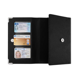 CreativDesign® Wagenpapiertasche "CarDeLuxeLabel", schwarz