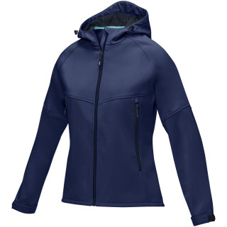 Coltan Softshelljacke aus recyceltem Material für Damen, navy, XS