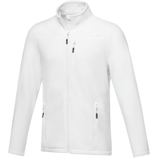 Amber GRS recycelte Fleecejacke für Herren, weiß, XS