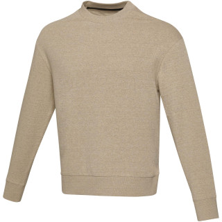 Jet Unisex Aware™ Pullover mit Rundhalsausschnitt aus recyceltem Material, oatmeal, XS