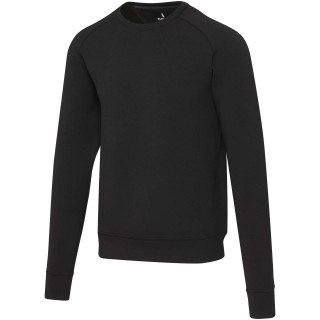 Yukon Sportpullover mit Rundhalsausschnitt und Interlock Strick Unisex , schwarz, XS
