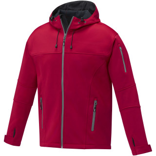 Match Softshelljacke für Herren, rot, XS