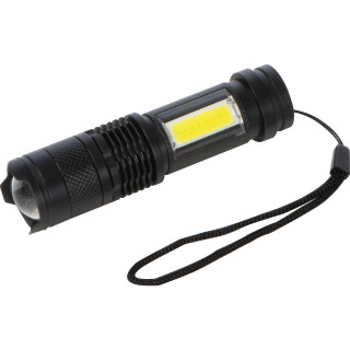 Wiederaufladbare Taschenlampe Aarhus, schwarz