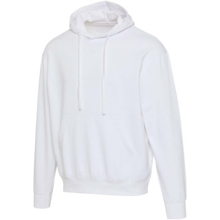 Boris Oversize Kapuzenpullover aus recycelter 280 g/m2 Bio Baumwolle (OCS), unisex, weiß, XS