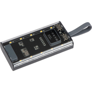 Powerbank, 10.000 mAh, Darwin, transparent