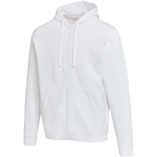 Jasper 280 g/m² Kapuzenpullover aus recycelter Bio Baumwolle (OCS) unisex, weiß, XS