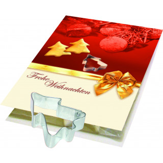 Backe Deinen Weihnachtsbaum, Förmchen Tannenbaum, 1-4 c  Digitaldruck inklusive