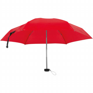 Mini-Regenschirm in einem EVA Etui, rot